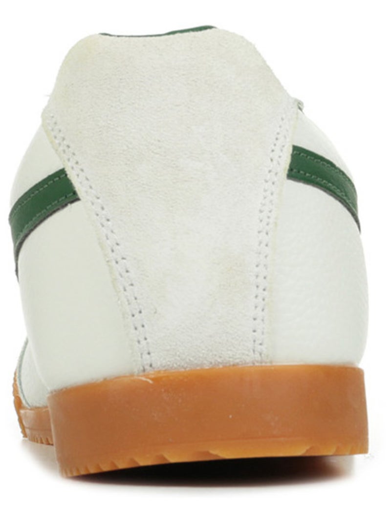 Baskets Gola Harrier Leather Blanc Vert - Kiabi