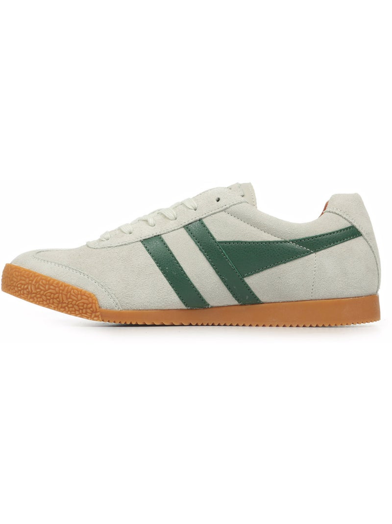 Baskets Gola Harrier Suede Blanc Vert - Kiabi