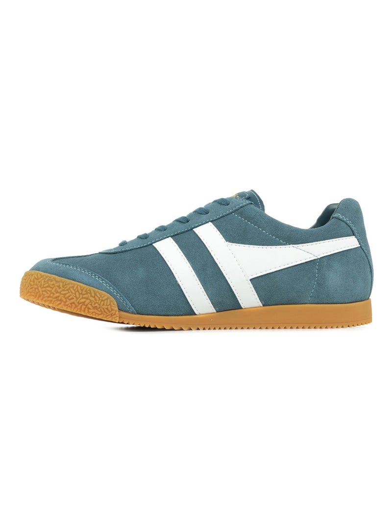 Baskets Gola Harrier Suede Bleu Blanc - Kiabi