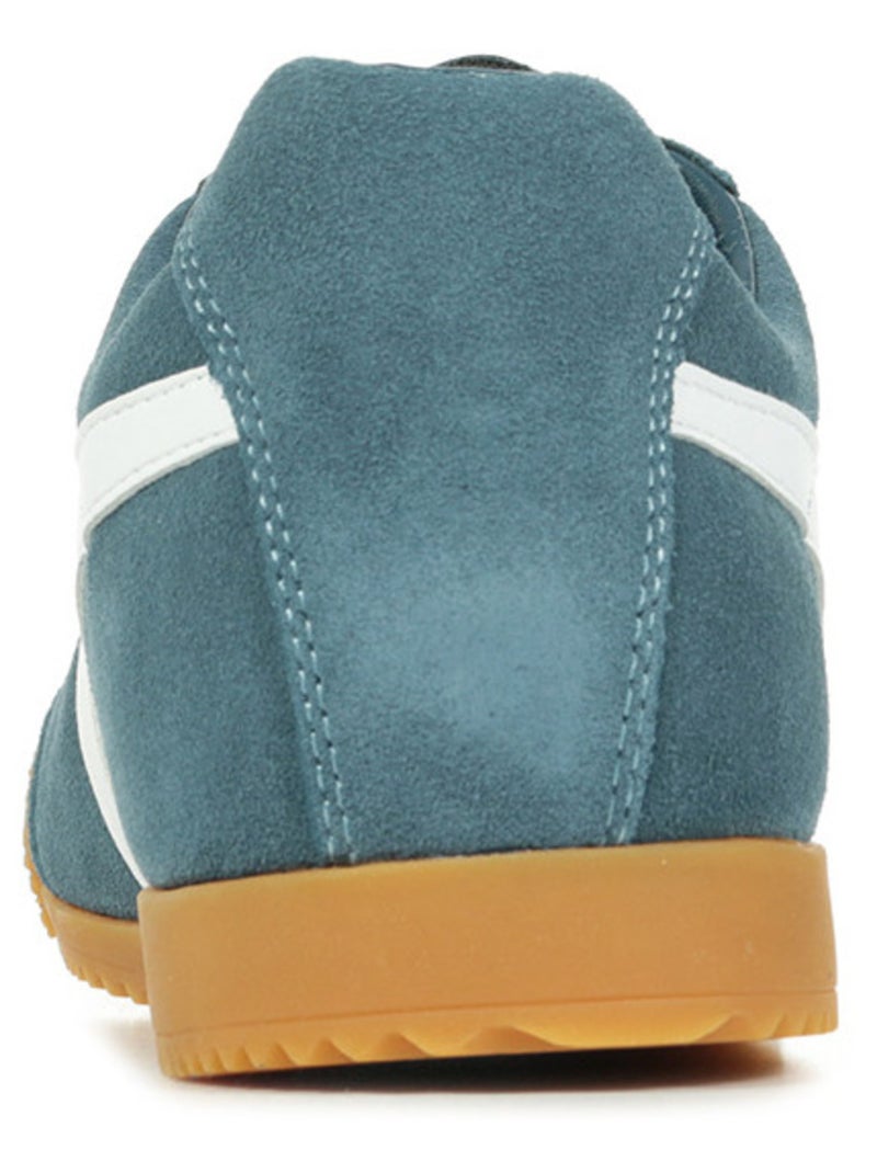 Baskets Gola Harrier Suede Bleu Blanc - Kiabi