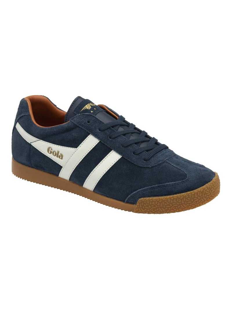 Baskets Gola Harrier Suède Bleu - Kiabi