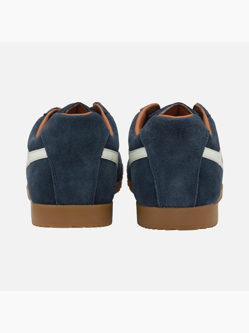 Baskets Gola Harrier Suède Bleu - Kiabi