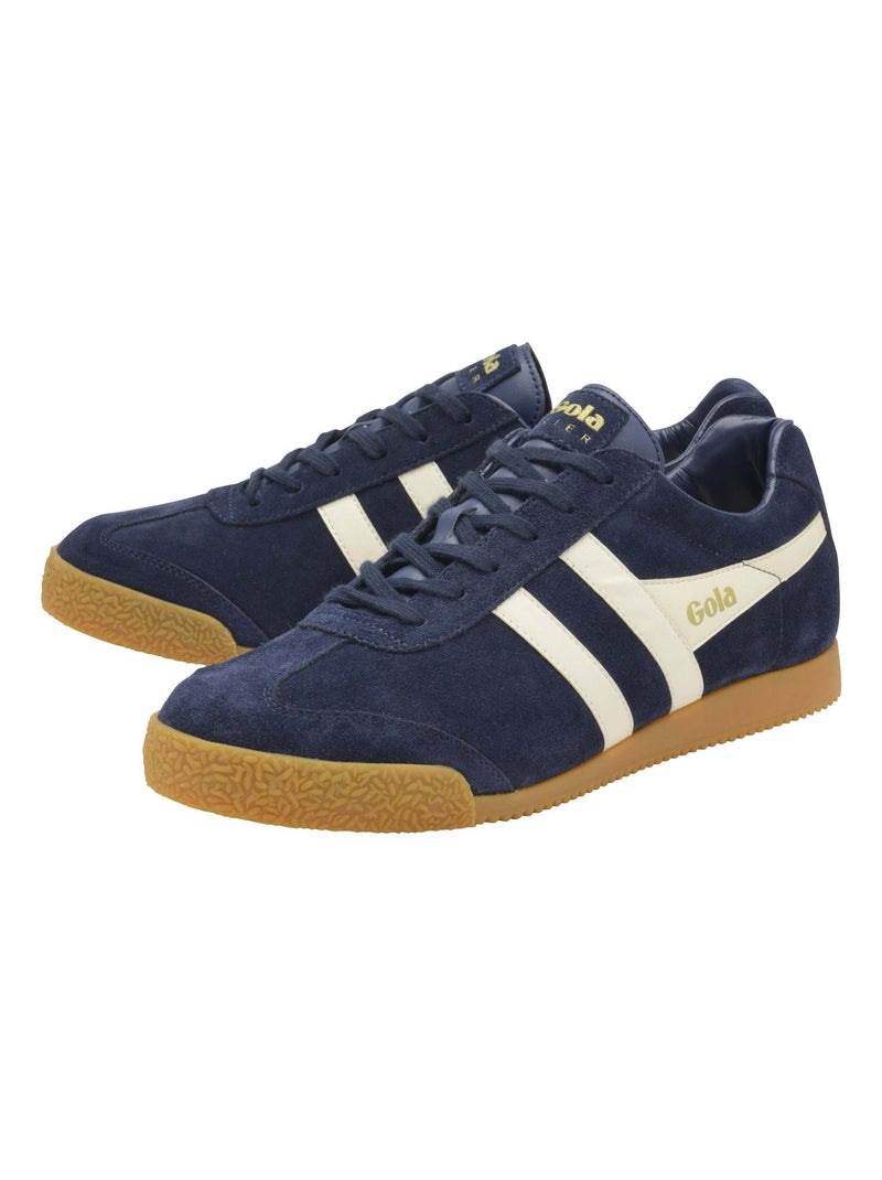 Baskets Gola Harrier Suède Bleu - Kiabi