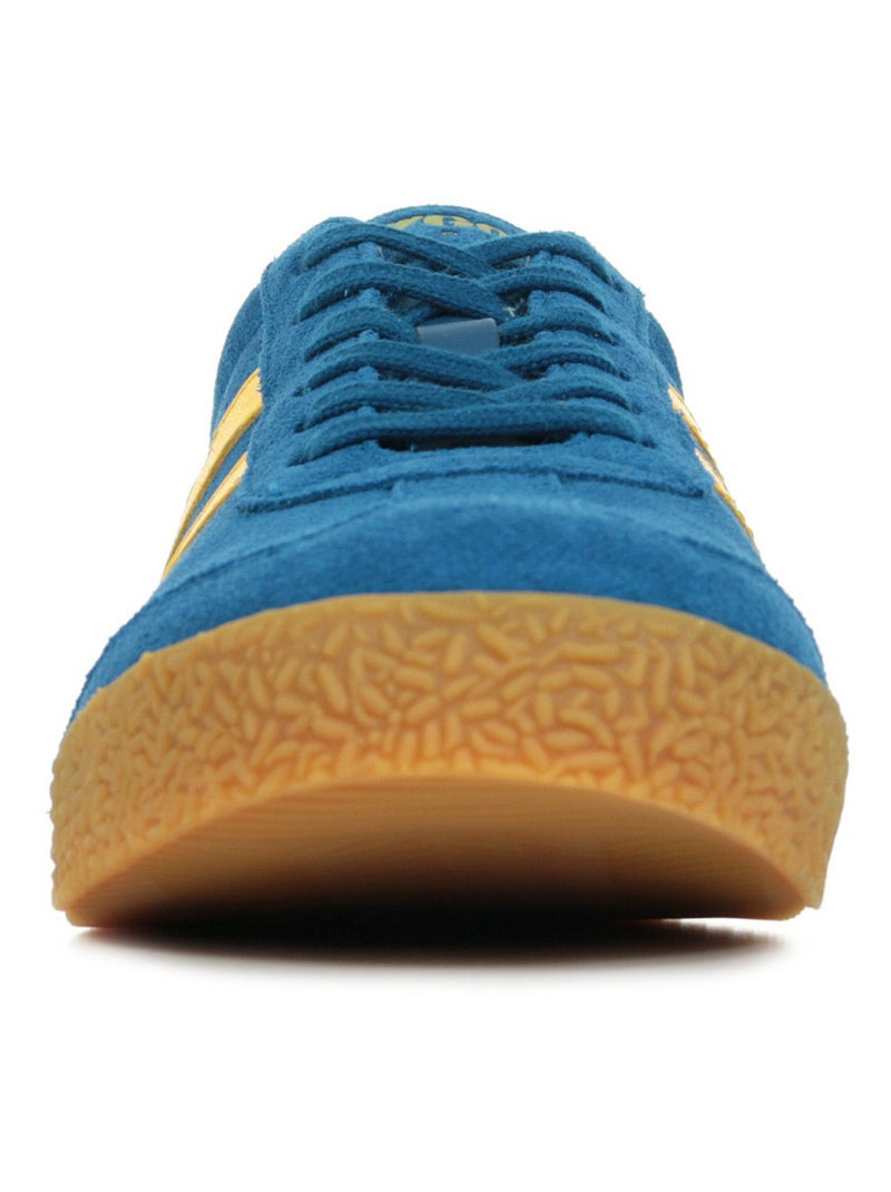 Baskets Gola Harrier Suede Bleu Jaune - Kiabi