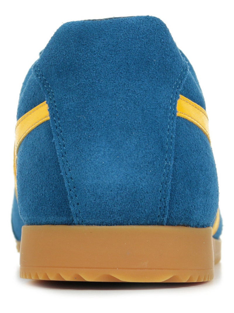 Baskets Gola Harrier Suede Bleu Jaune - Kiabi