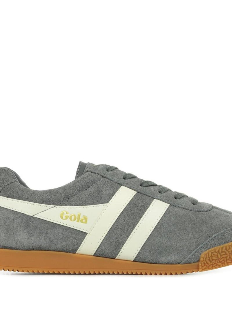 Baskets Gola Harrier Suede Gris Blanc - Kiabi