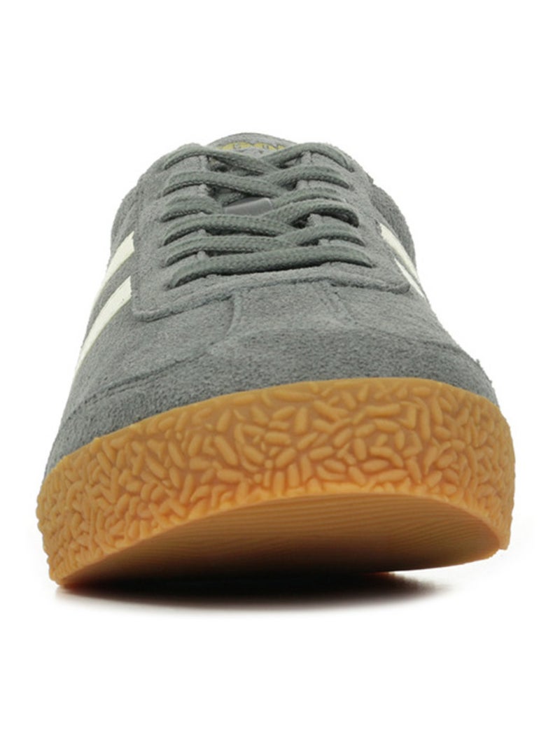 Baskets Gola Harrier Suede Gris Blanc - Kiabi