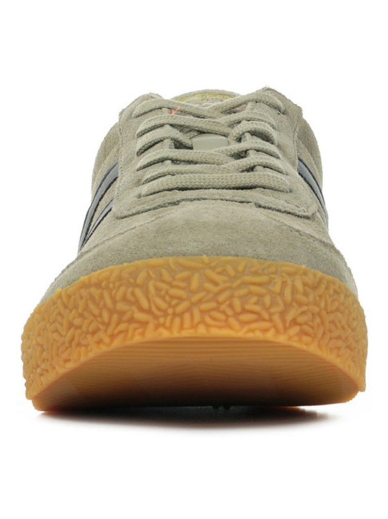 Baskets Gola Harrier Suede Gris Bleu marine - Kiabi