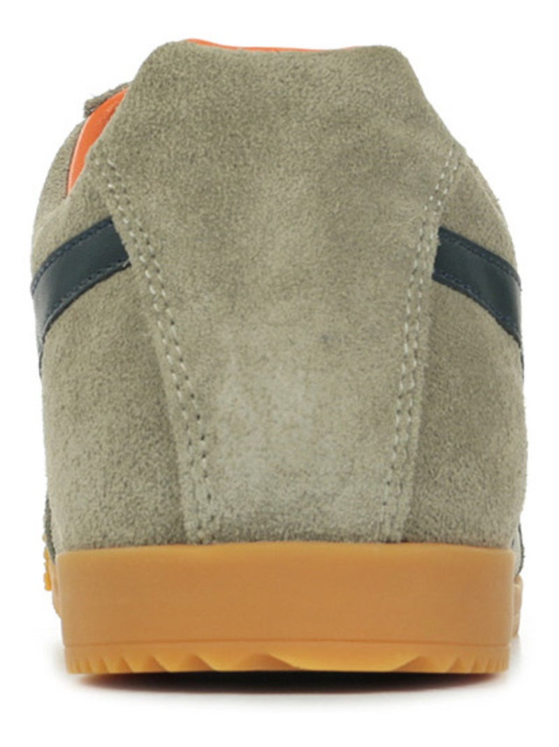 Baskets Gola Harrier Suede Gris Bleu marine - Kiabi