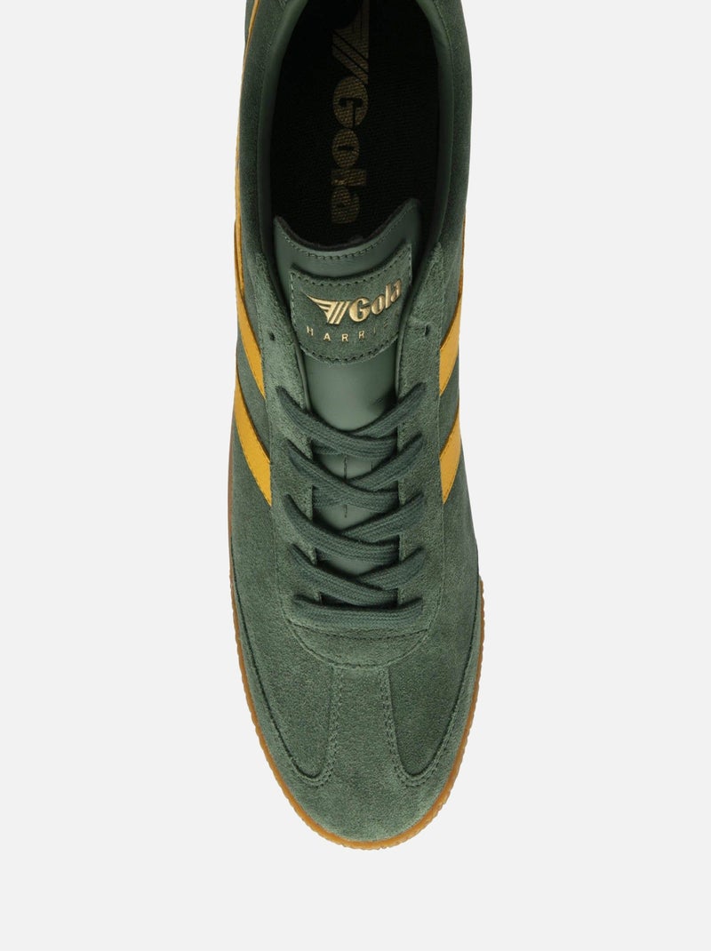 Baskets Gola Harrier Suede Kaki - Kiabi