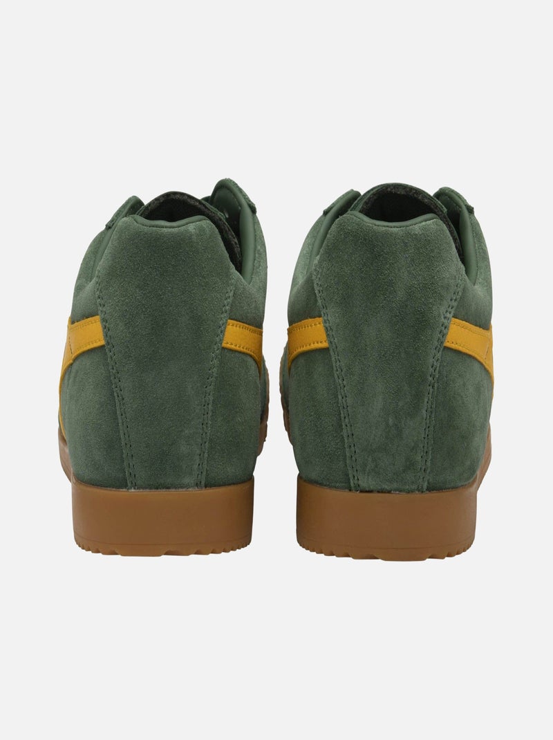 Baskets Gola Harrier Suede Kaki - Kiabi