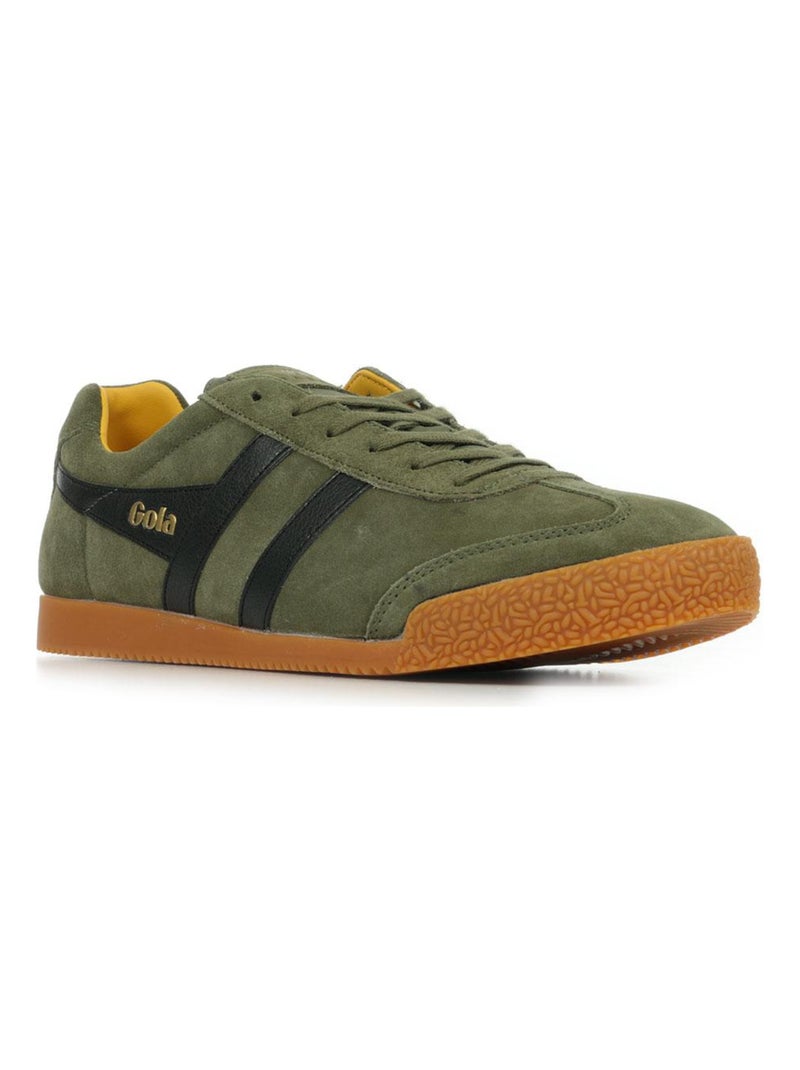 Baskets Gola Harrier Suede Vert olive - Kiabi