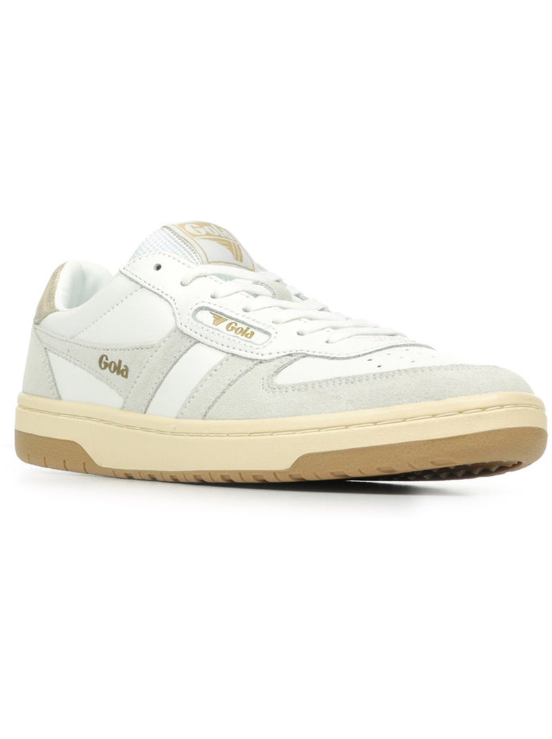 Baskets Gola Hawk Blanc Doré - Kiabi