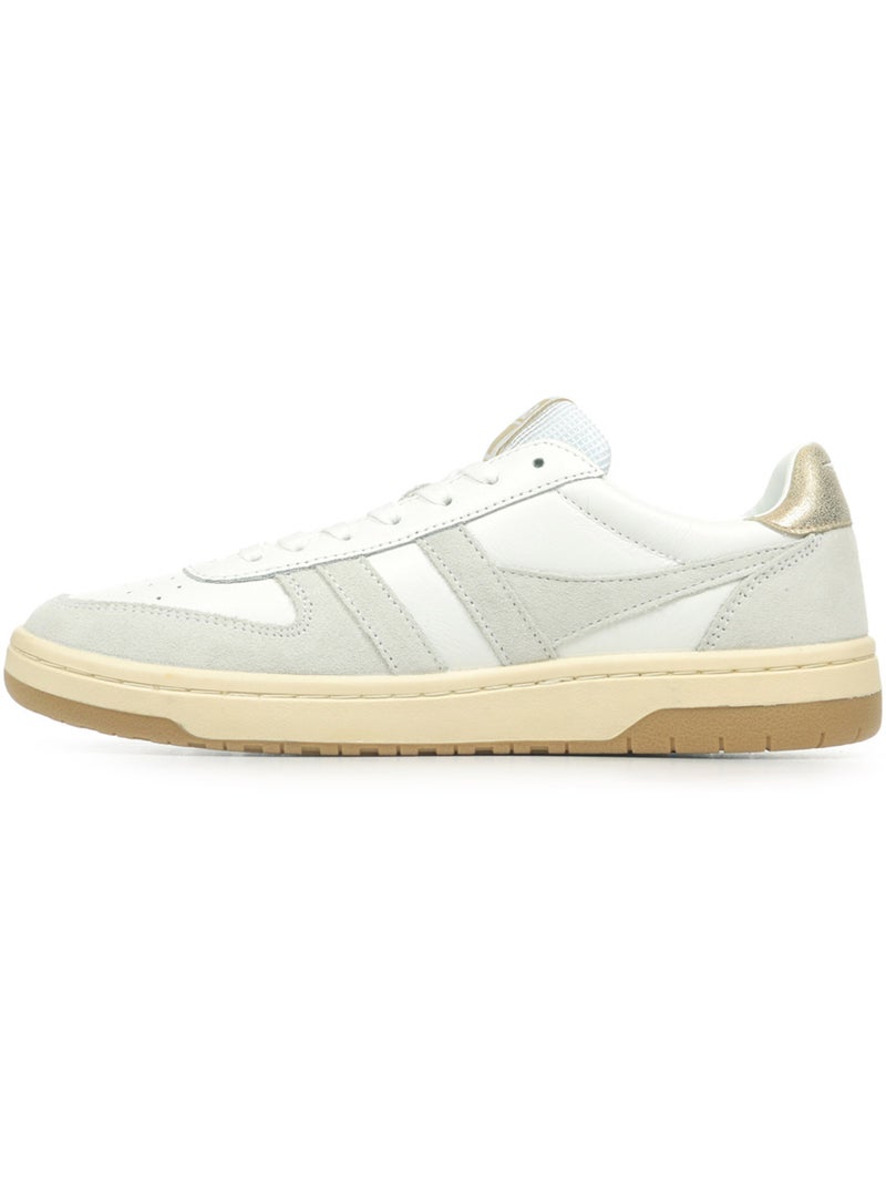 Baskets Gola Hawk Blanc Doré - Kiabi