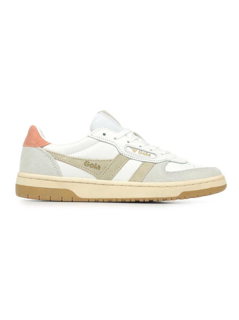 Baskets Gola Hawk Blanc Marron - Kiabi