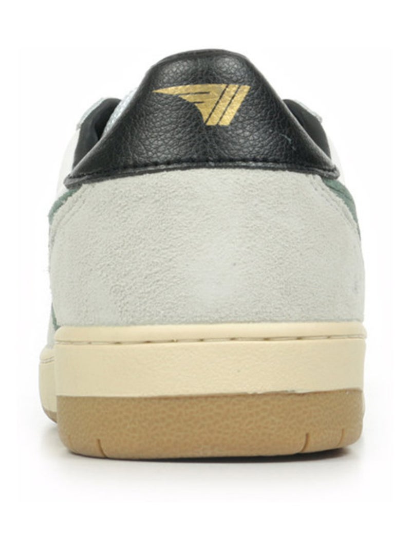 Baskets Gola Hawk Blanc Vert clair Noir - Kiabi