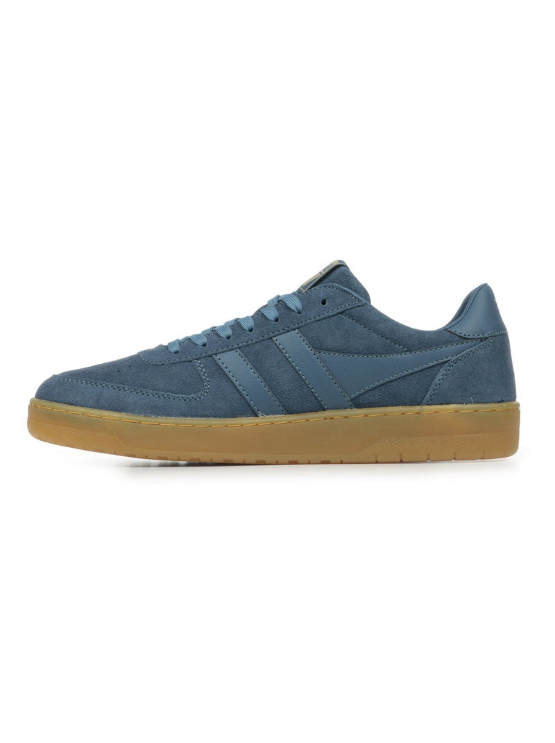 Baskets Gola Hawk Suede 86 Bleu Doré - Kiabi