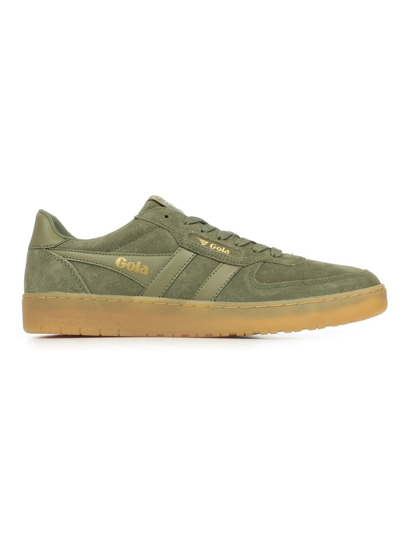 Baskets Gola Hawk Suede 86 Kaki - Kiabi