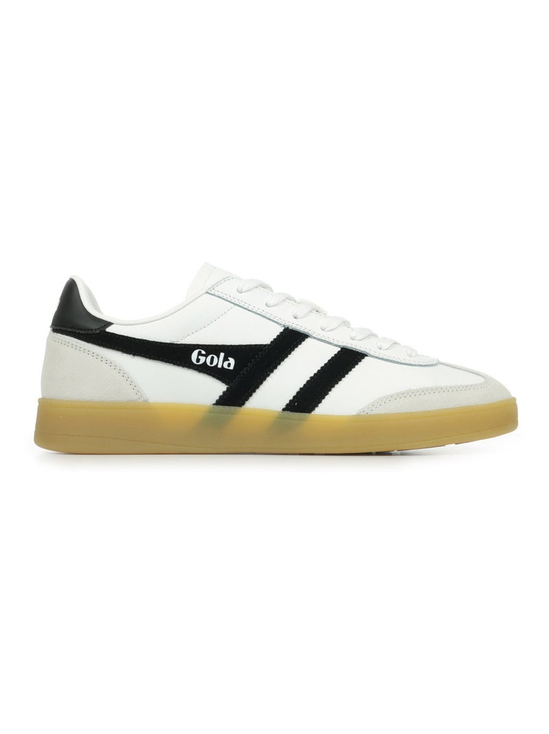 Baskets Gola Viper Leather Blanc Noir - Kiabi