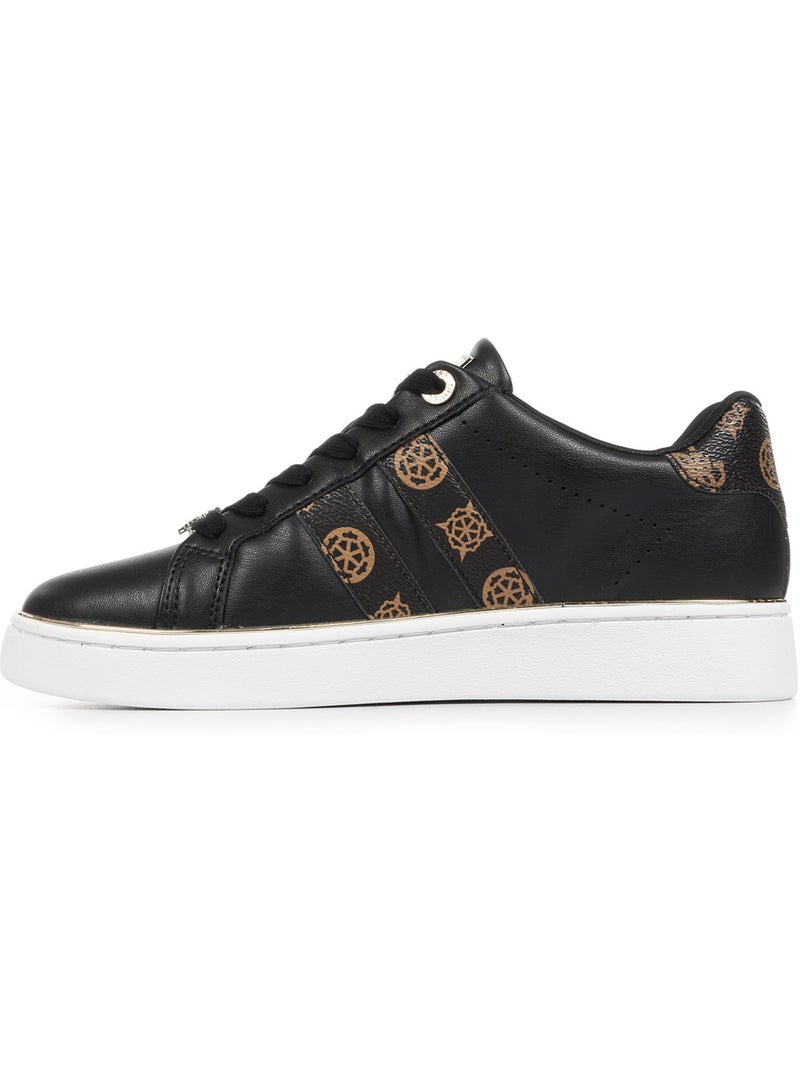 Baskets Guess Barlie Noir Marron - Kiabi