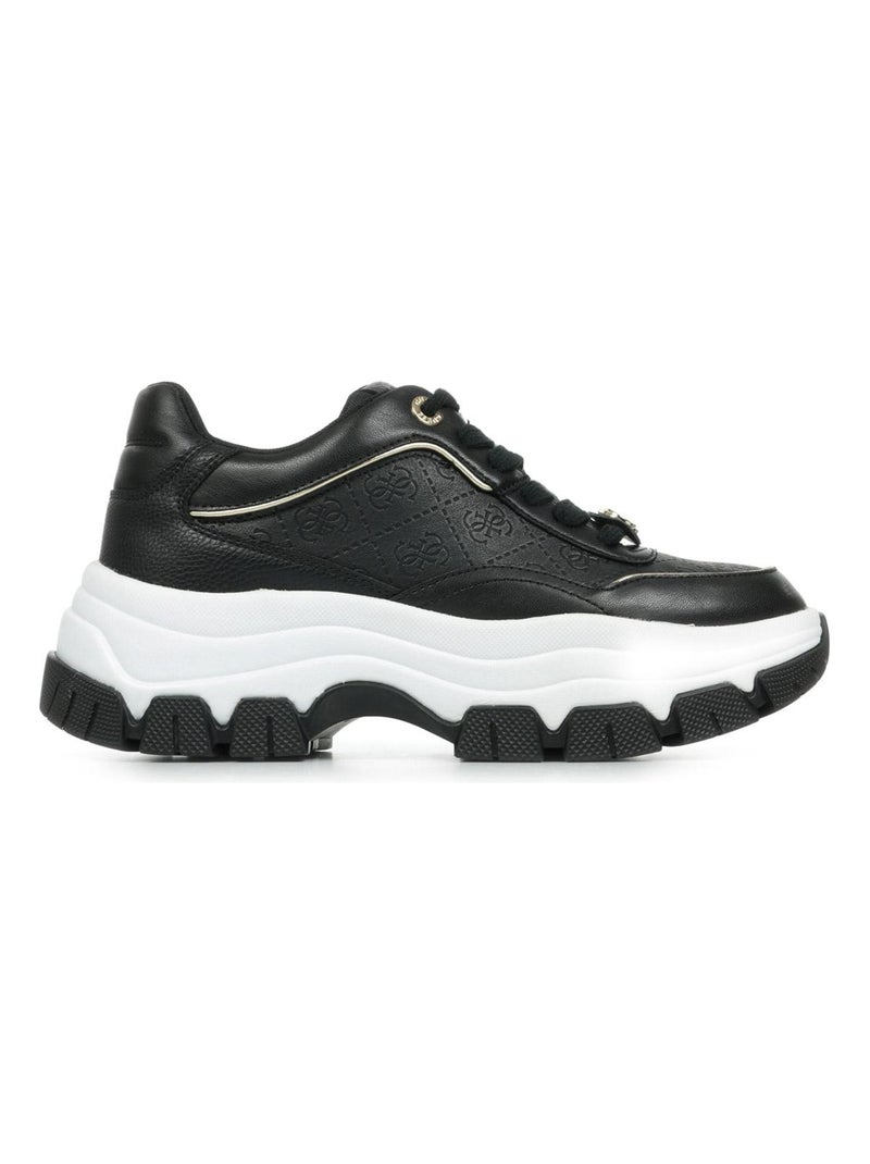 Baskets Guess Berrett Logo 4g Noir - Kiabi