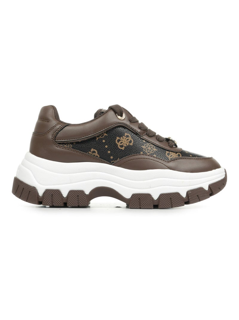 Baskets Guess Berrett2 Marron - Kiabi