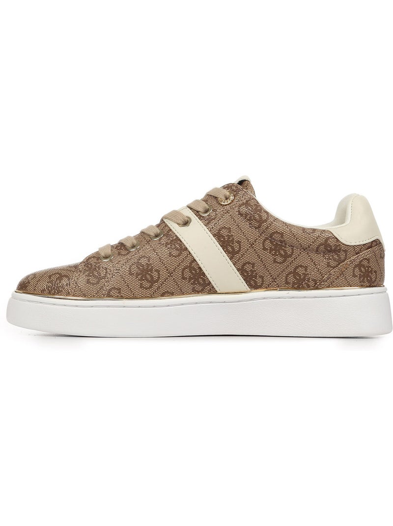 Baskets Guess Britz Blanc - Kiabi