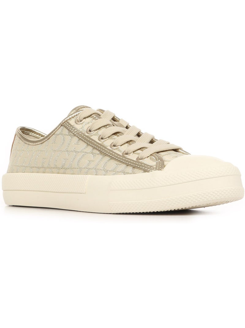 Baskets Guess Carey Blanc Doré - Kiabi