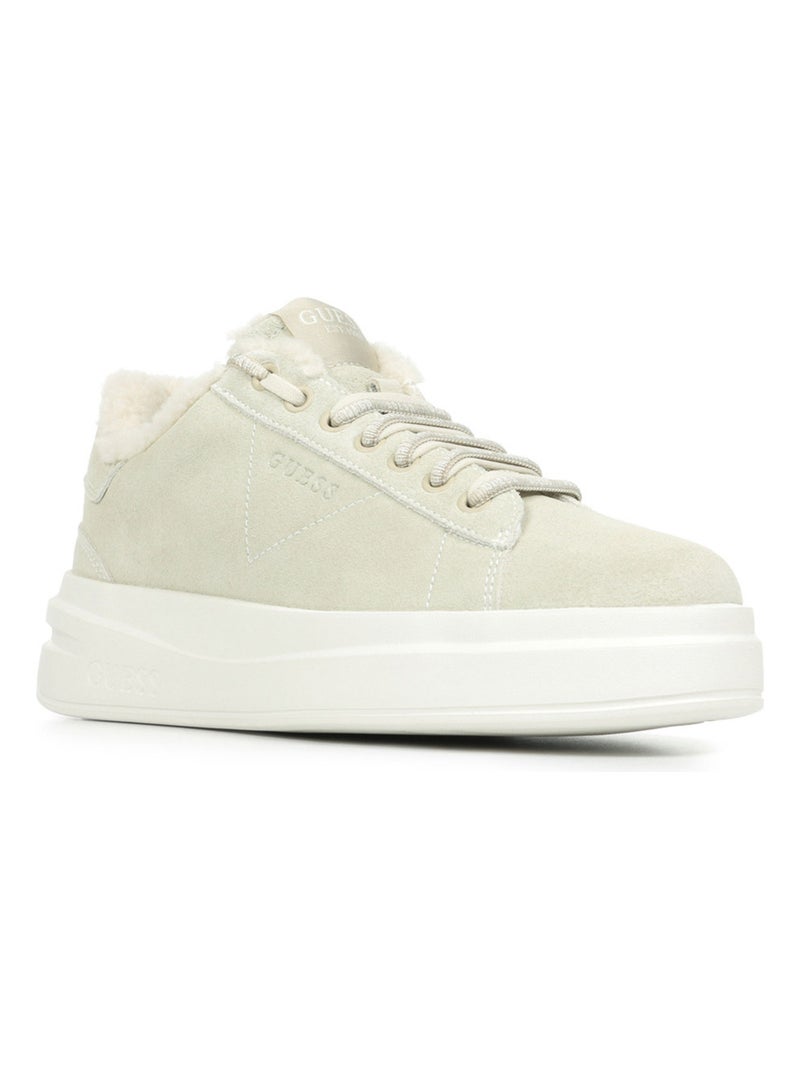 Baskets Guess Elbina Beige - Kiabi