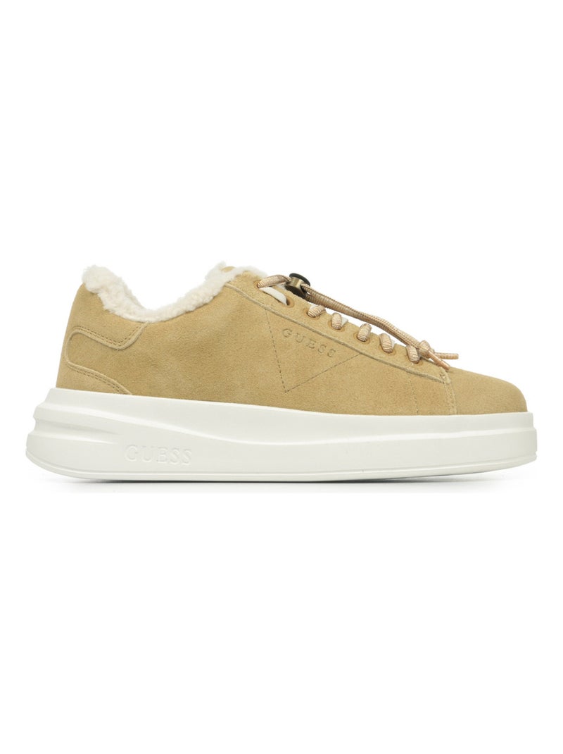 Baskets Guess Elbina Marron - Kiabi