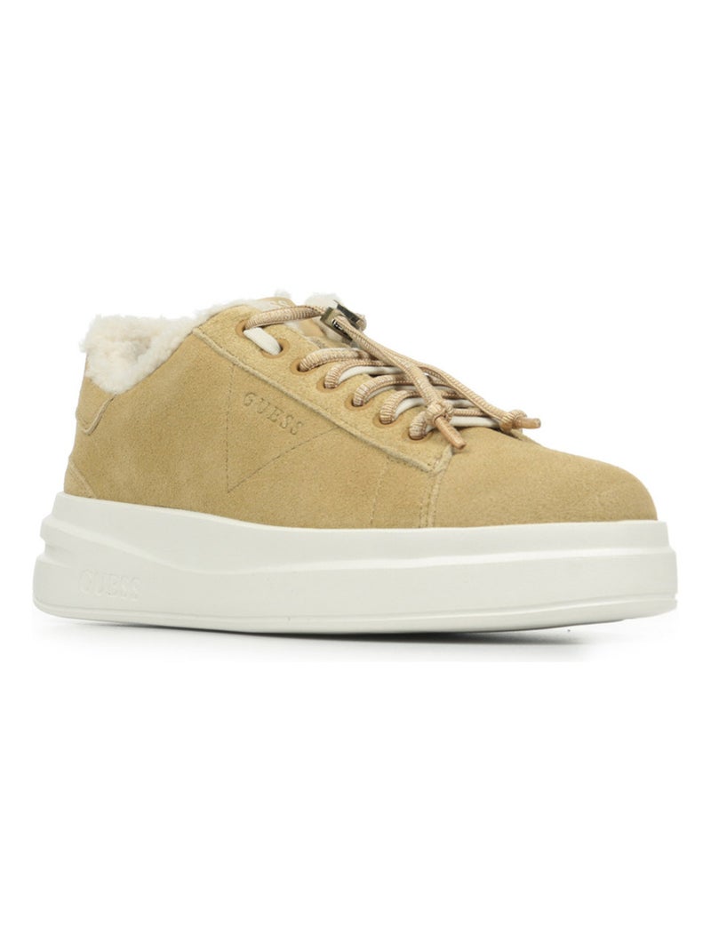 Baskets Guess Elbina Marron - Kiabi