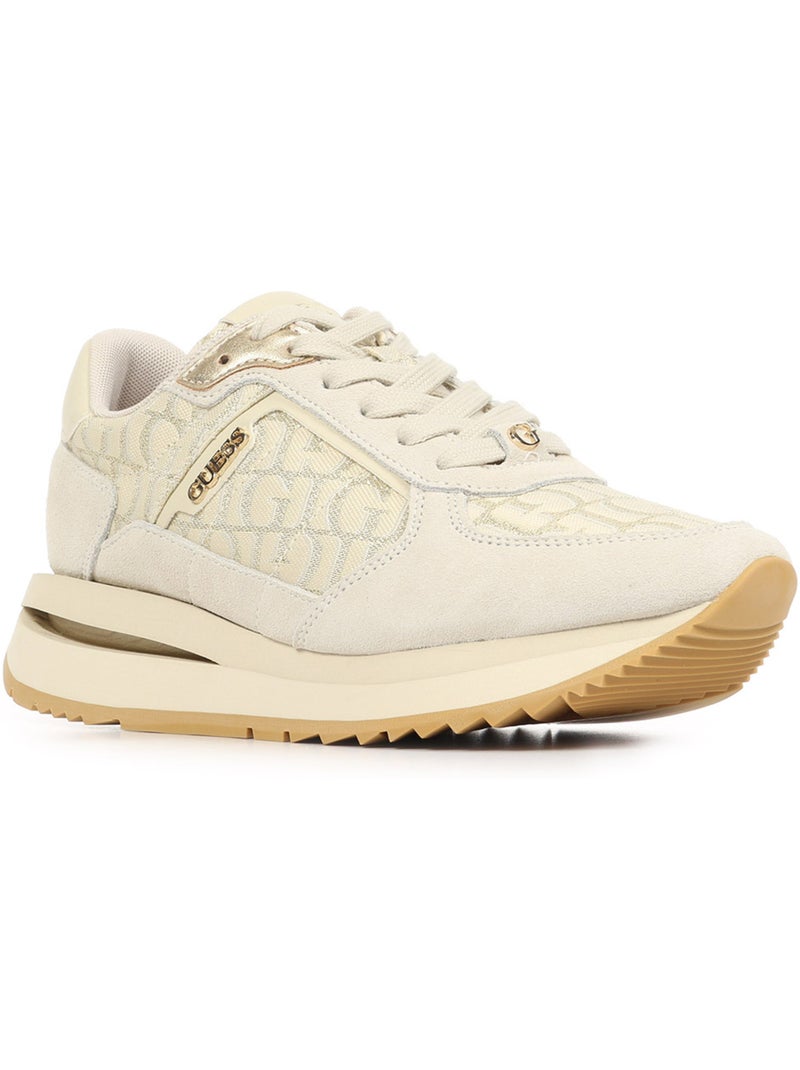 Baskets Guess Energie 5 Beige - Kiabi