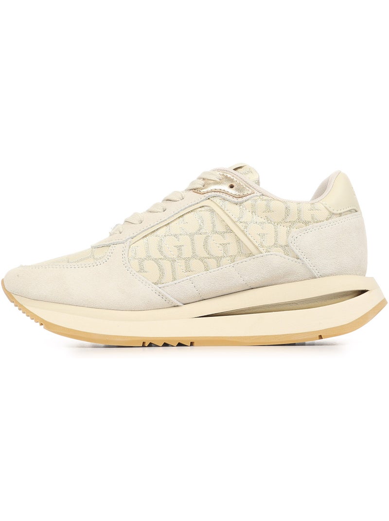 Baskets Guess Energie 5 Beige - Kiabi
