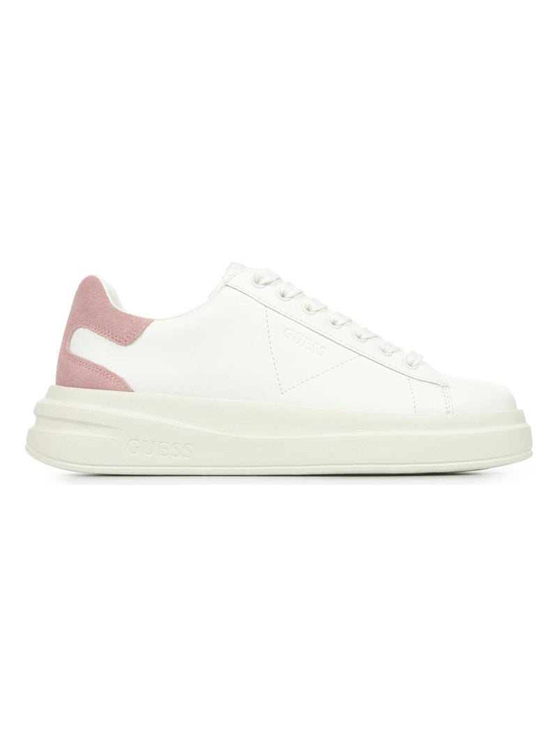 Baskets Guess FLJELBLEA12WHIPI Blanc Rose - Kiabi