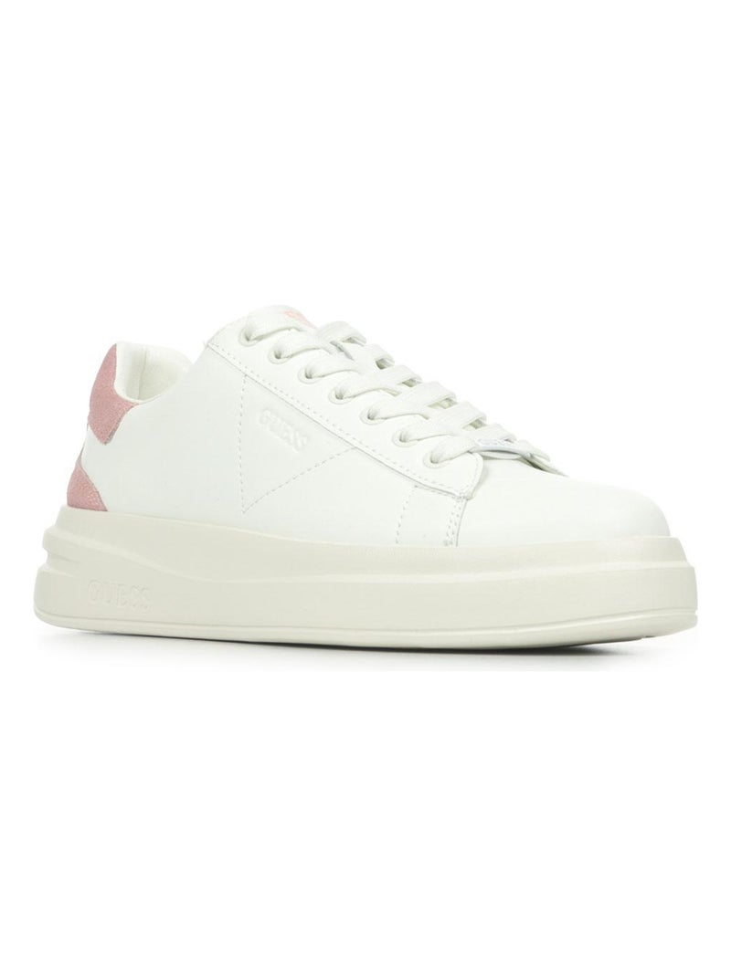Baskets Guess FLJELBLEA12WHIPI Blanc Rose - Kiabi