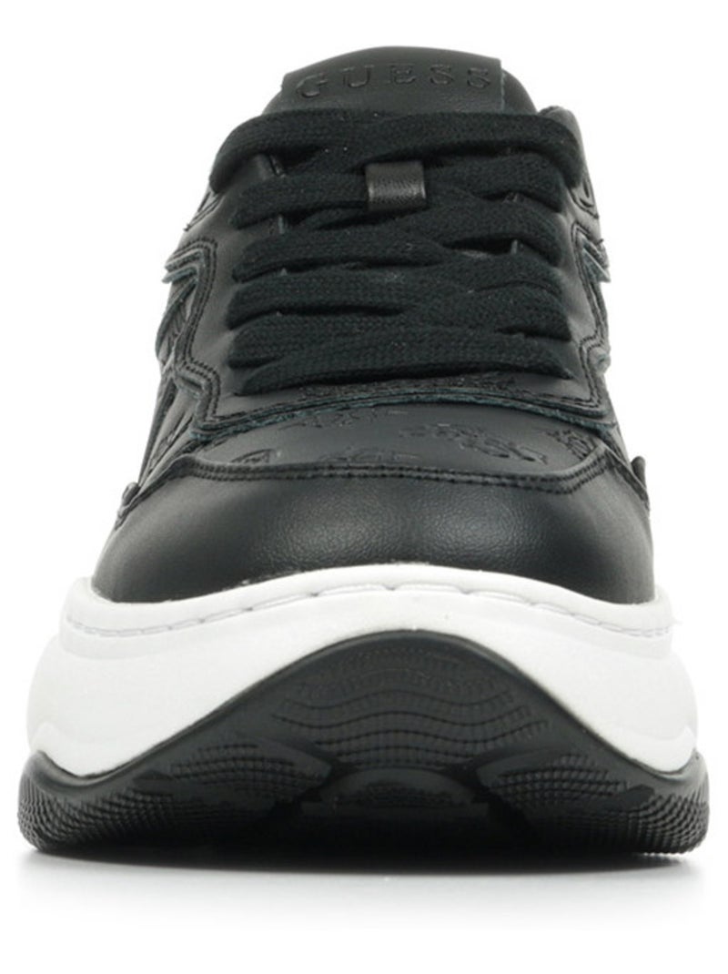 Baskets Guess Happy Noir Blanc - Kiabi