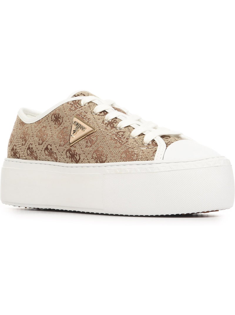 Baskets Guess Joezi4 Beige - Kiabi