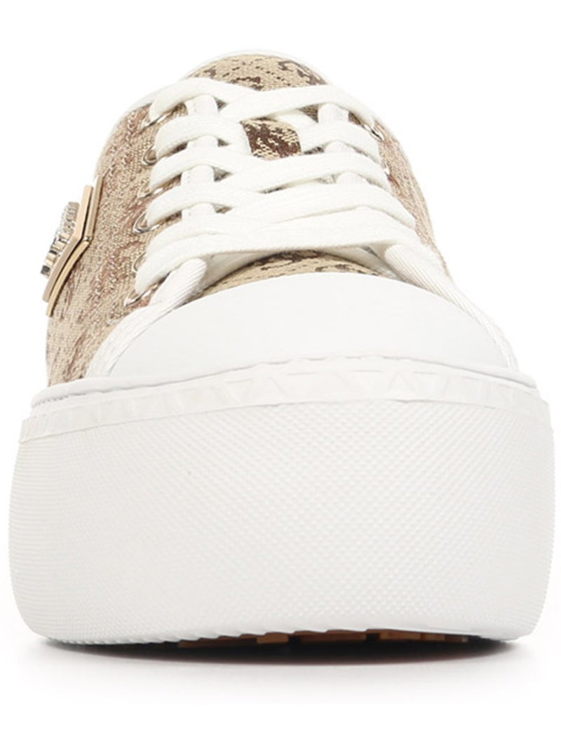 Baskets Guess Joezi4 Beige - Kiabi
