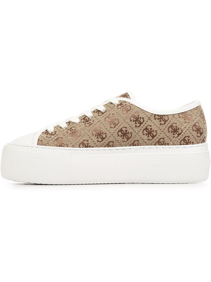 Baskets Guess Joezi4 Beige - Kiabi