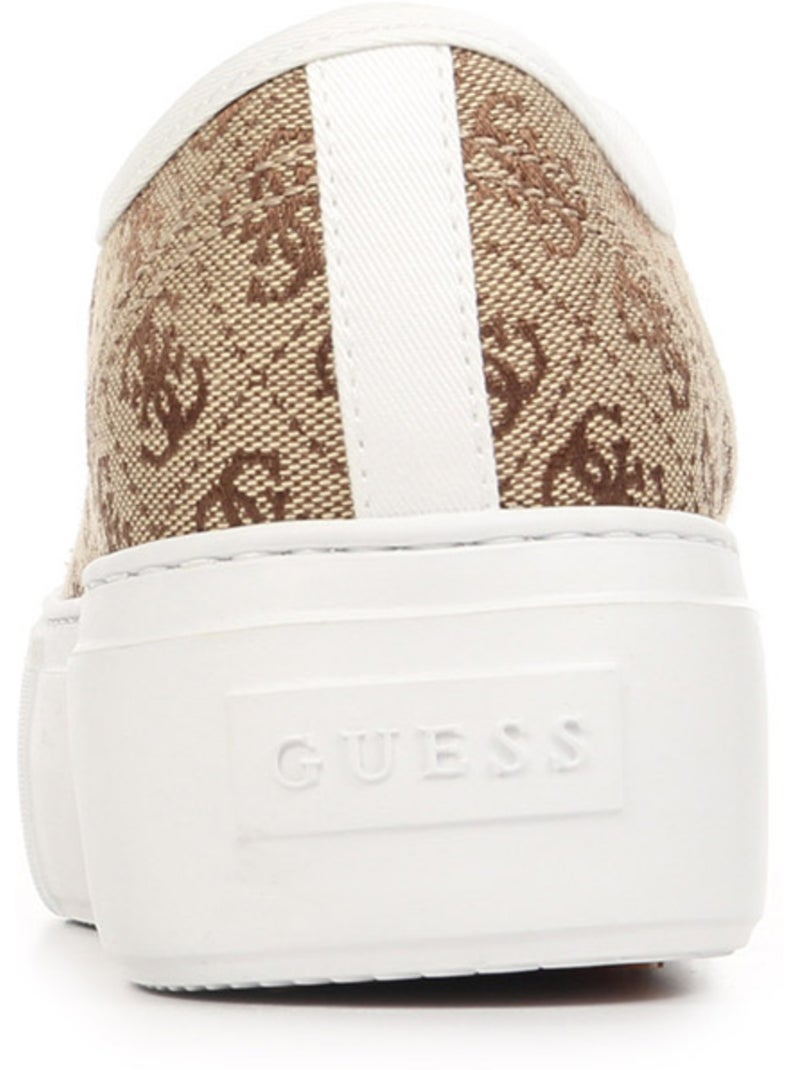 Baskets Guess Joezi4 Beige - Kiabi