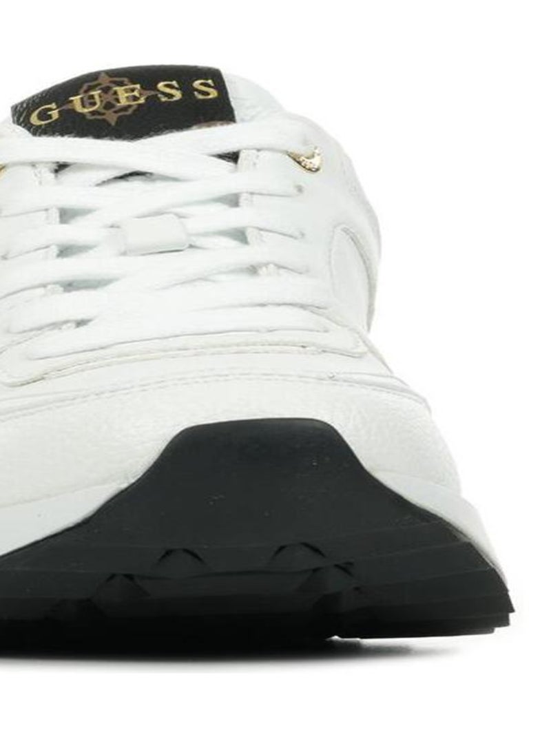 Baskets Guess Kaddy Blanc Doré - Kiabi
