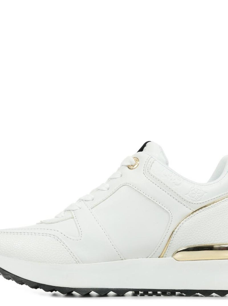 Baskets Guess Kaddy Blanc Doré - Kiabi