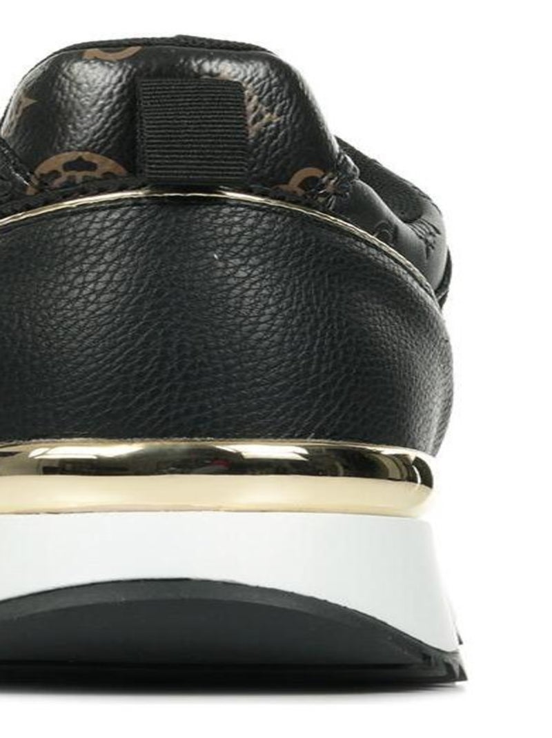 Baskets Guess Kaddy Noir Doré Blanc - Kiabi