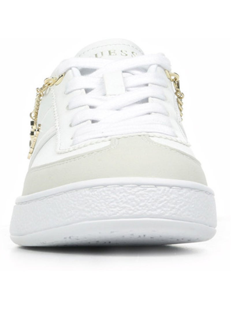 Baskets Guess Naoko Blanc Doré - Kiabi