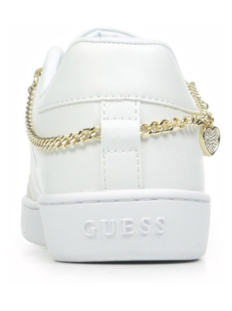 Baskets Guess Naoko Blanc Doré - Kiabi