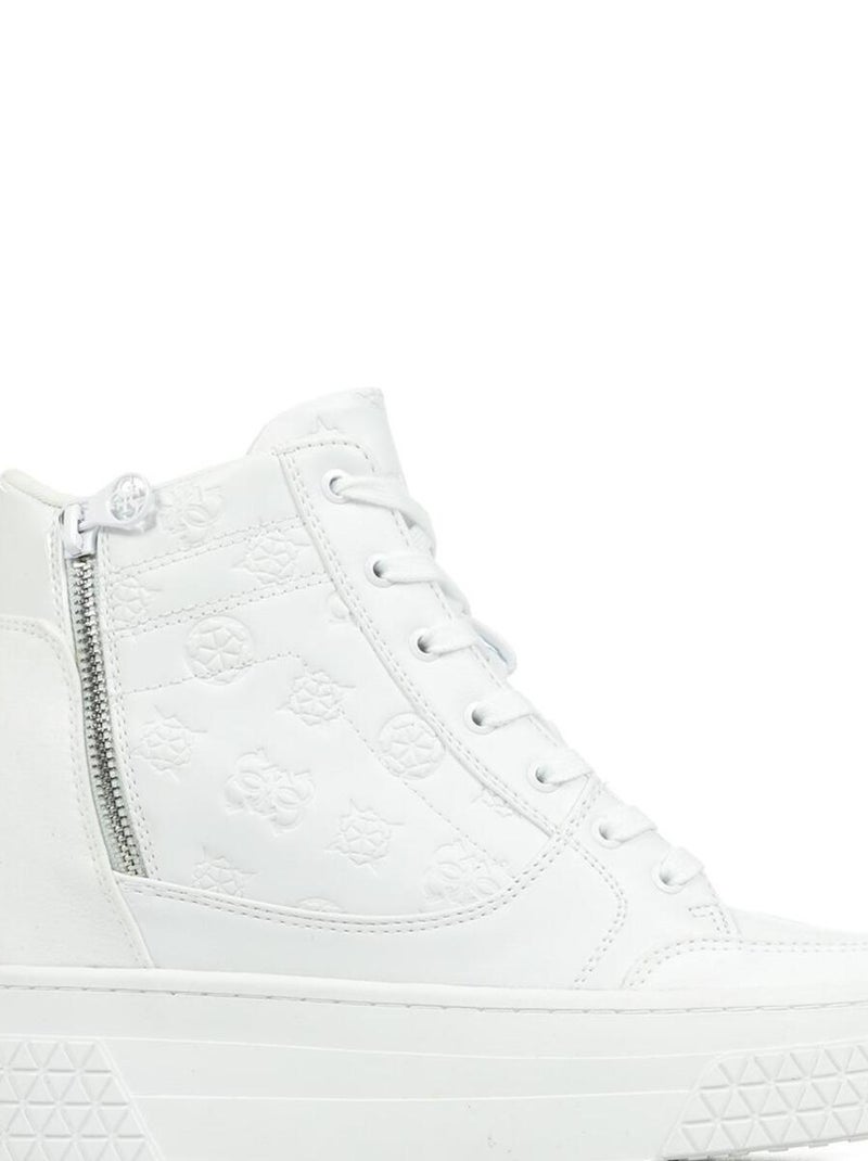 Baskets Guess Riggz Blanc - Kiabi