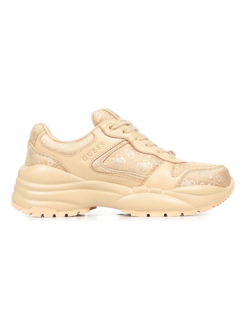 Baskets Guess Samnie Beige - Kiabi