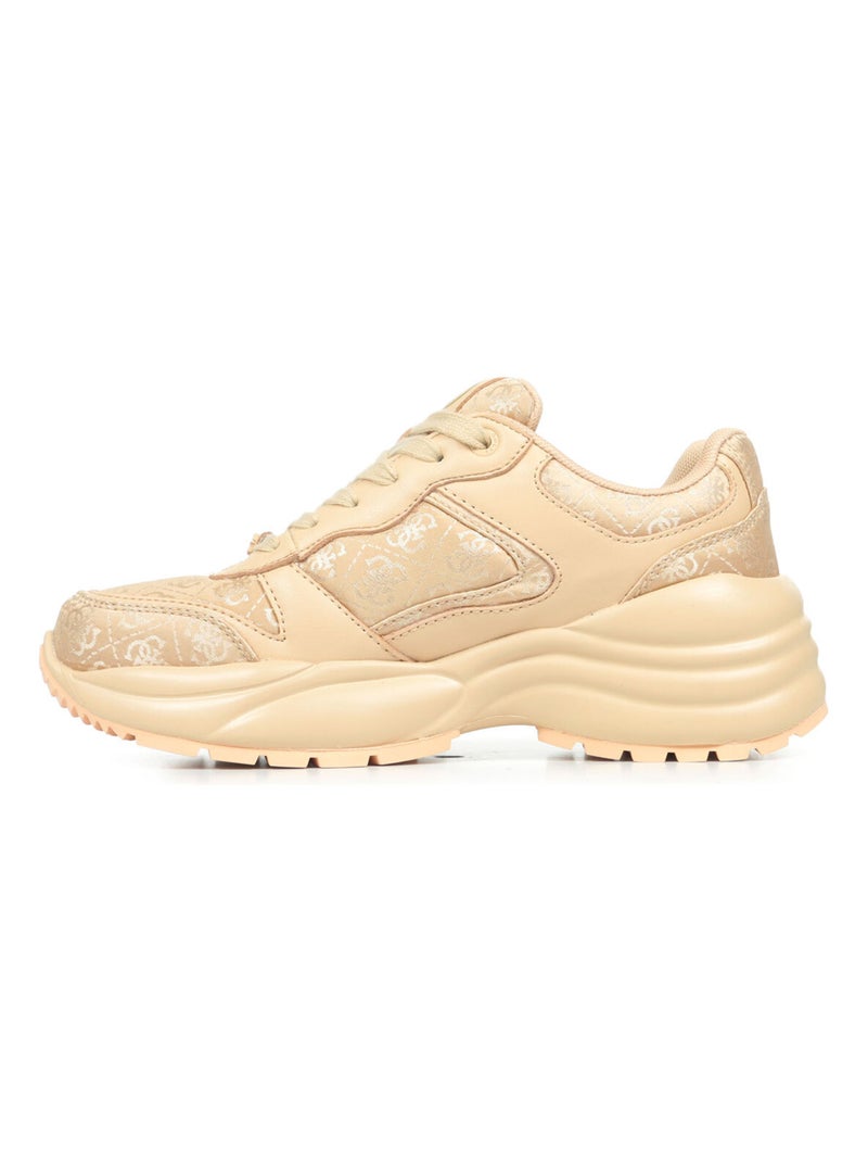 Baskets Guess Samnie Beige - Kiabi