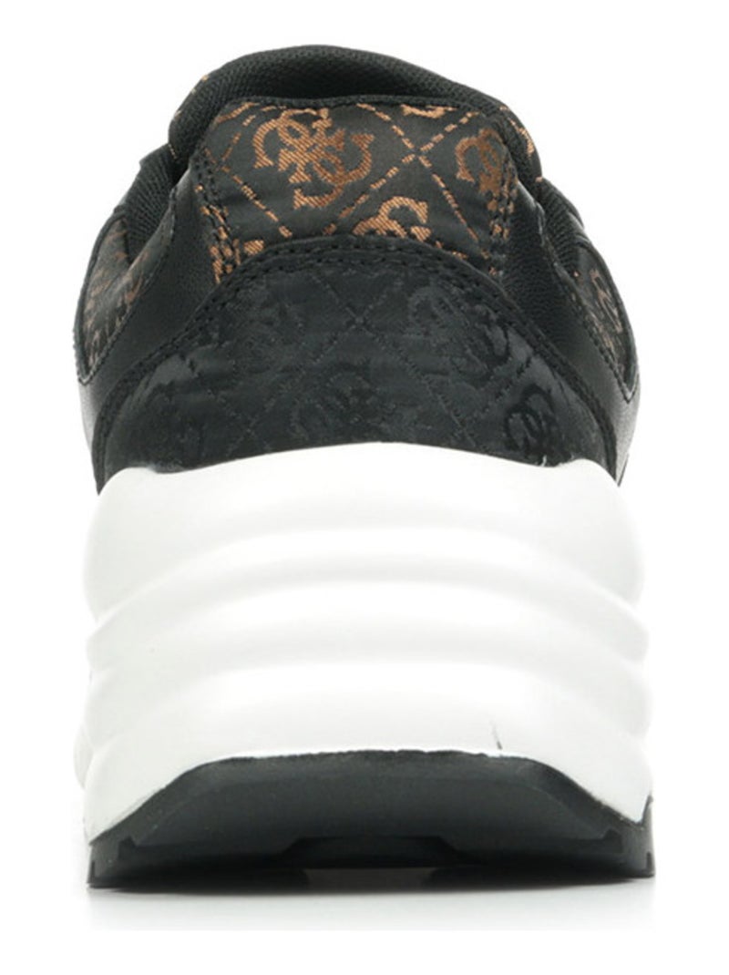 Baskets Guess Samnie Noir Marron - Kiabi