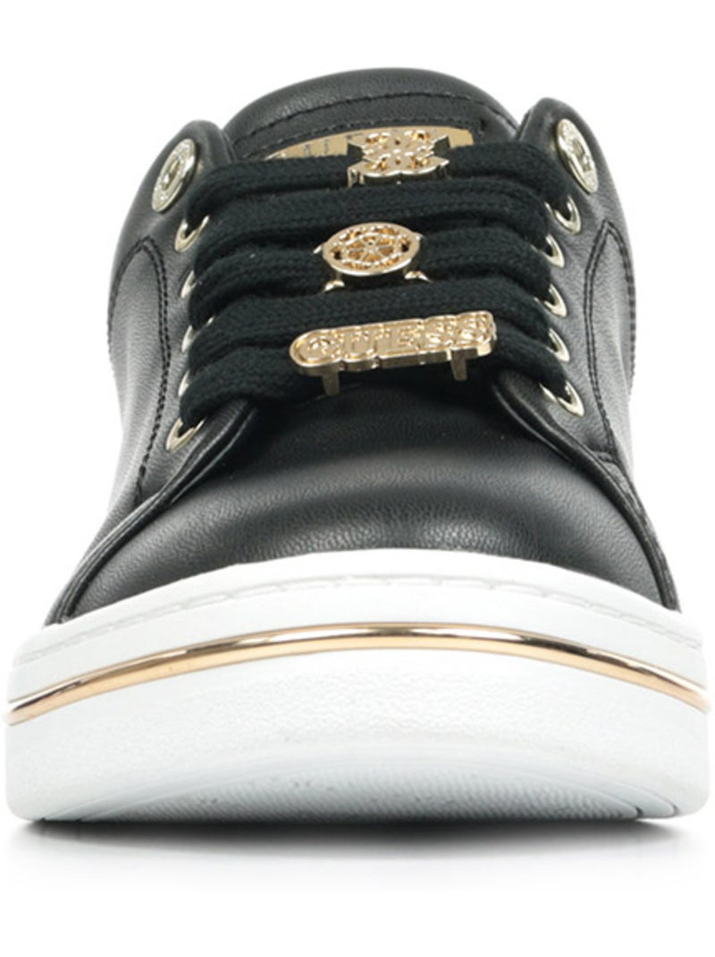 Baskets Guess Stasey Noir Doré - Kiabi